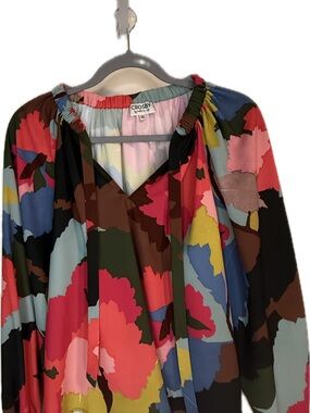 CROSBY by Mollie Burch Painted Floral Figgy Top